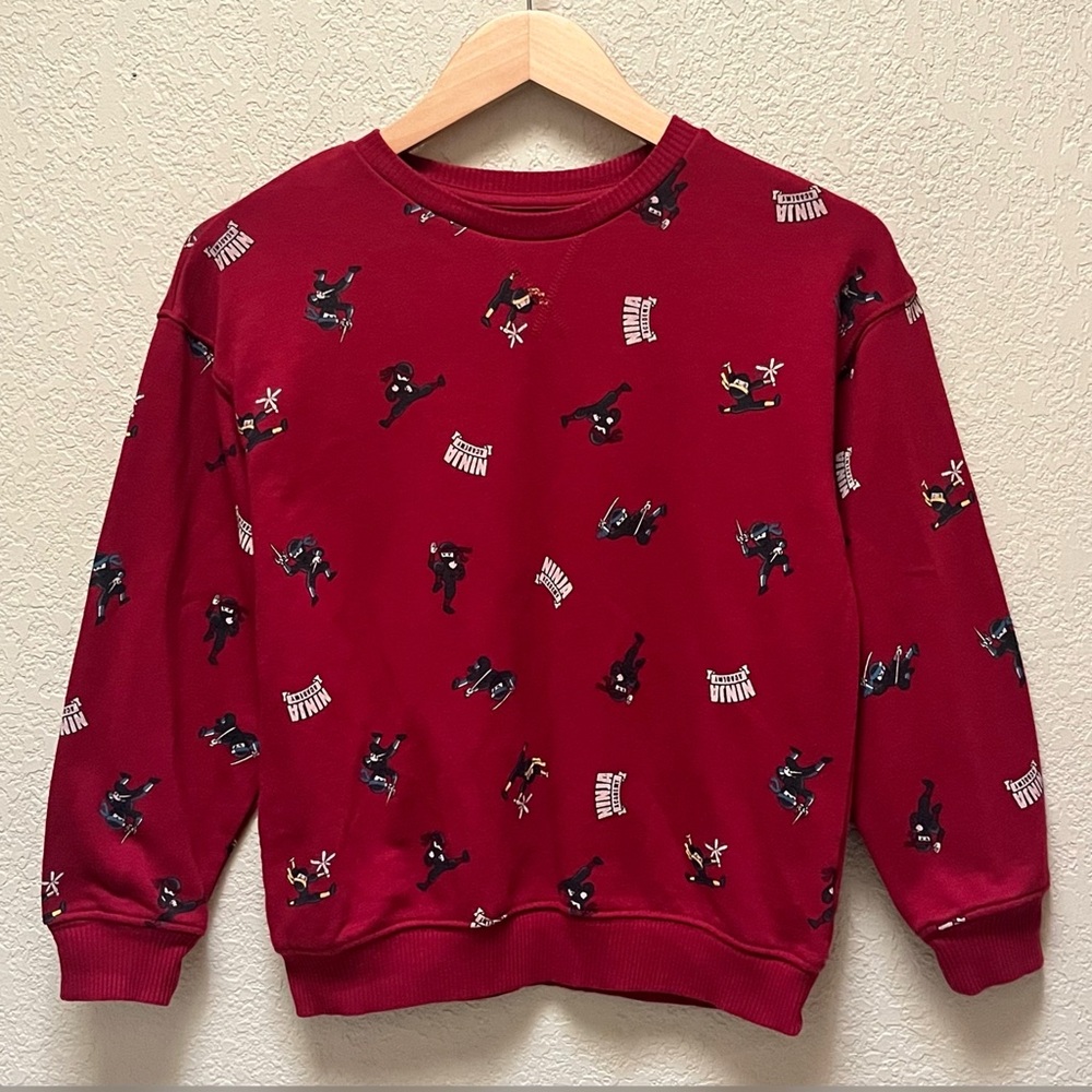 Boy's Garanimals Ninja Theme Print Sweater  Size- 10
